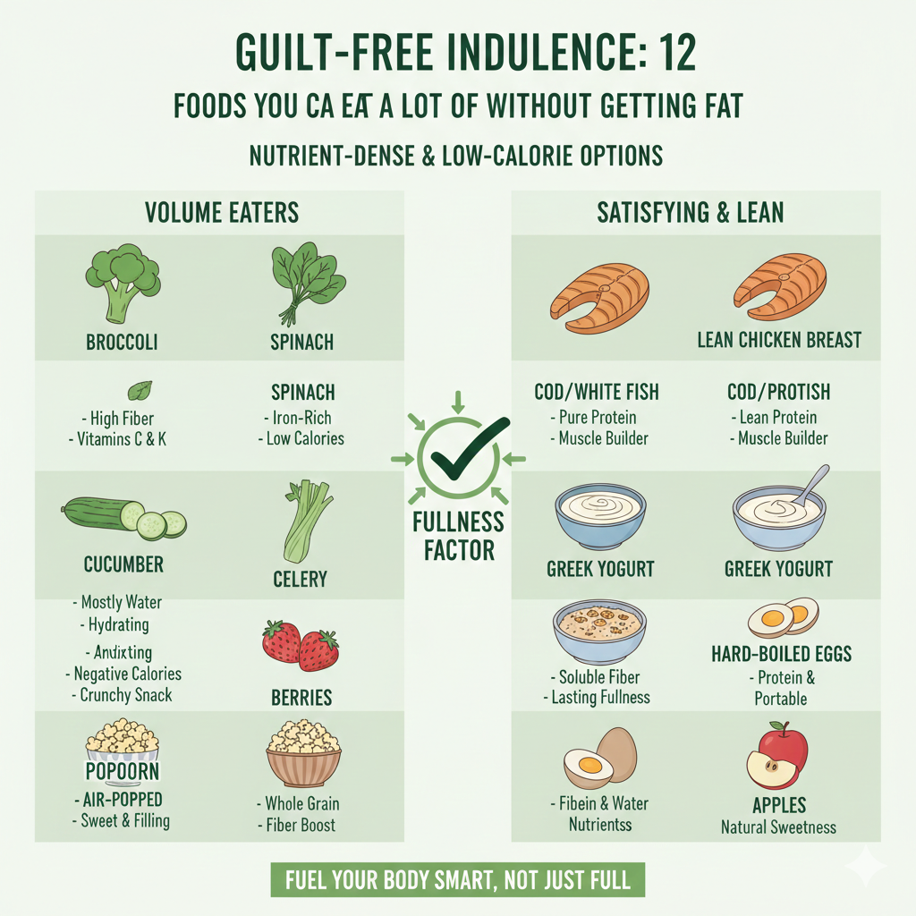 12 Foods You Can Eat a Lot of Without Gaining Weight (2026 Guide)