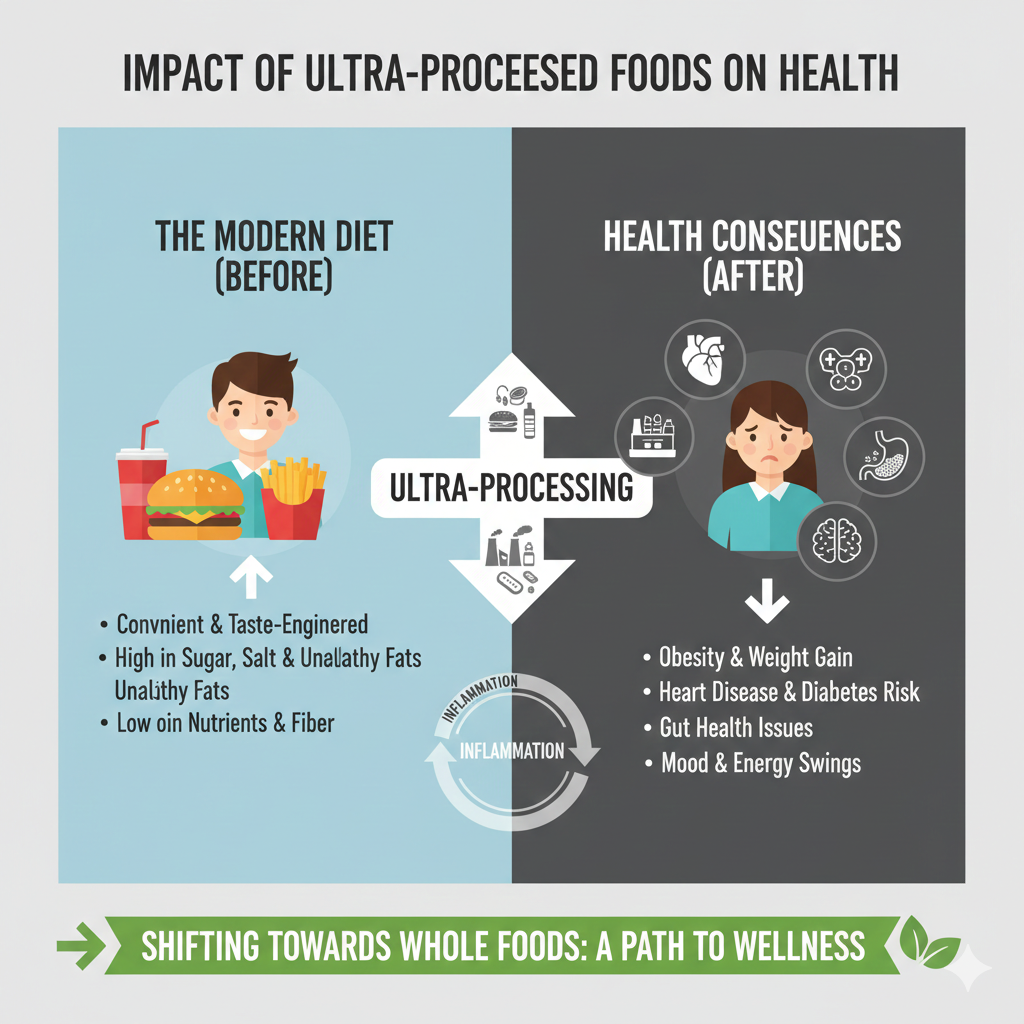 Impact of Ultra-Processed Foods on Health