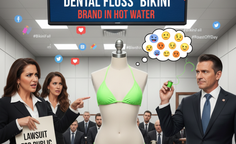 Is This a Swimsuit or a Lawsuit? The $16 “Dental Floss” Bikini That Has the Internet Roasting the Brand