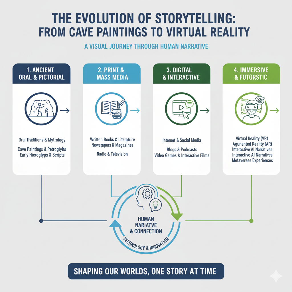 The Evolution of Storytelling: From Cave Paintings to Virtual Reality