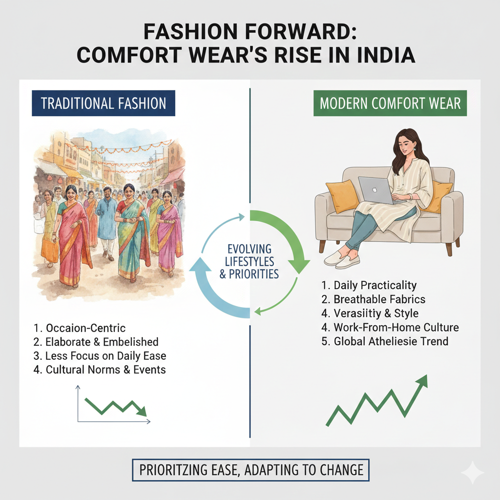 Why Comfort Wear Is Dominating Fashion in India