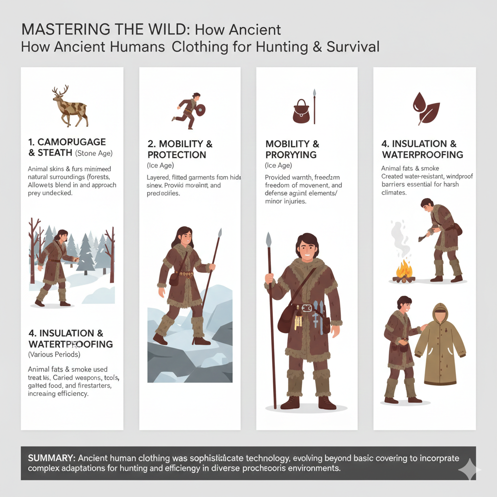 How Ancient Humans Adapted Clothing for Hunting and Survival