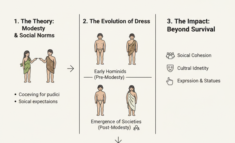 The Role of Modesty in the Birth of Clothing