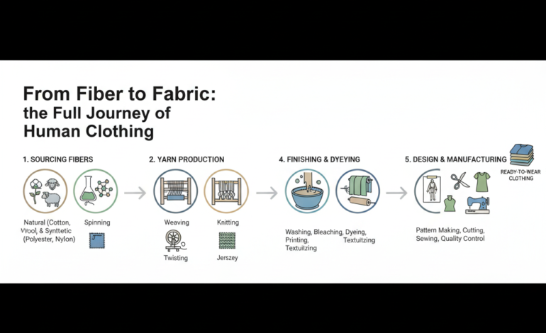From Fiber to Fabric: The Full Journey of Human Clothing