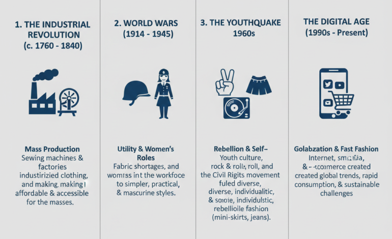 Major Historical Events That Changed Clothing Forever