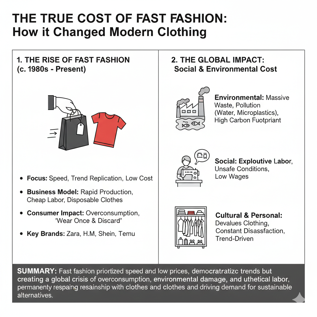 How Fast Fashion Changed Modern Human Clothing
