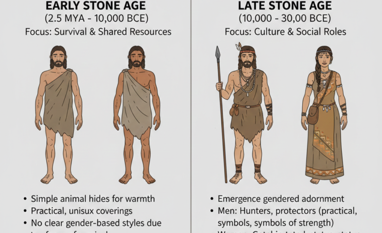 Did Men and Women Dress Differently in Prehistoric Times?