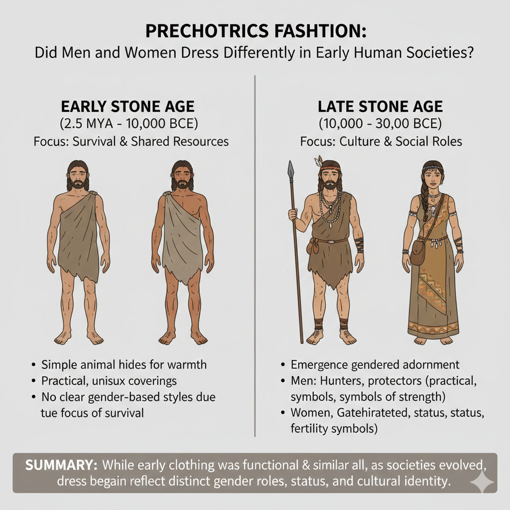 Did Men and Women Dress Differently in Prehistoric Times?