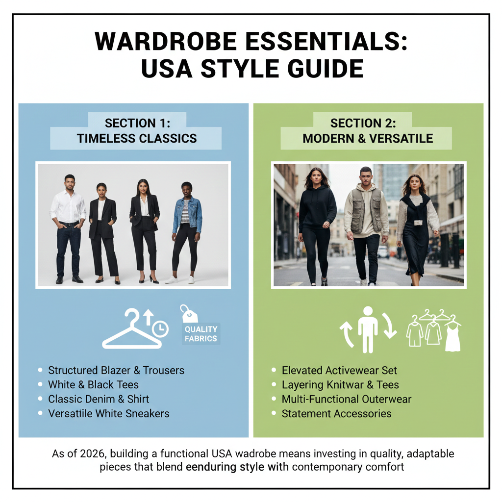 Wardrobe Essentials Everyone Should Own in the USA