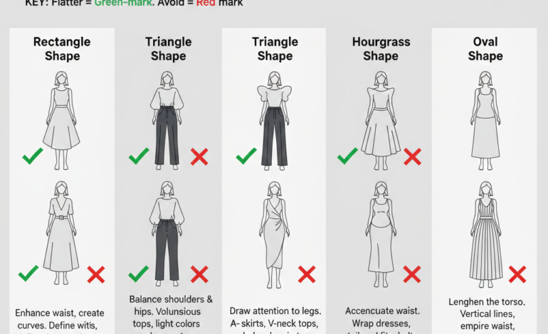 How Body Shapes Influence Clothing Silhouettes