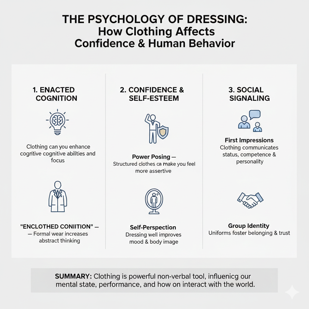 How Clothing Affects Confidence and Human Psychology