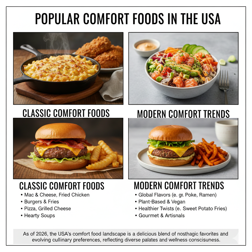 Popular Comfort Foods in the USA