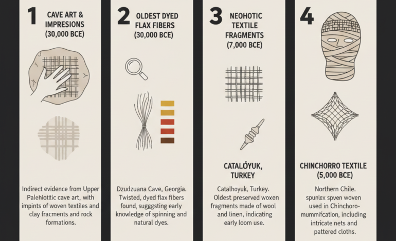 The Earliest Evidence of Textile Creation in Human History