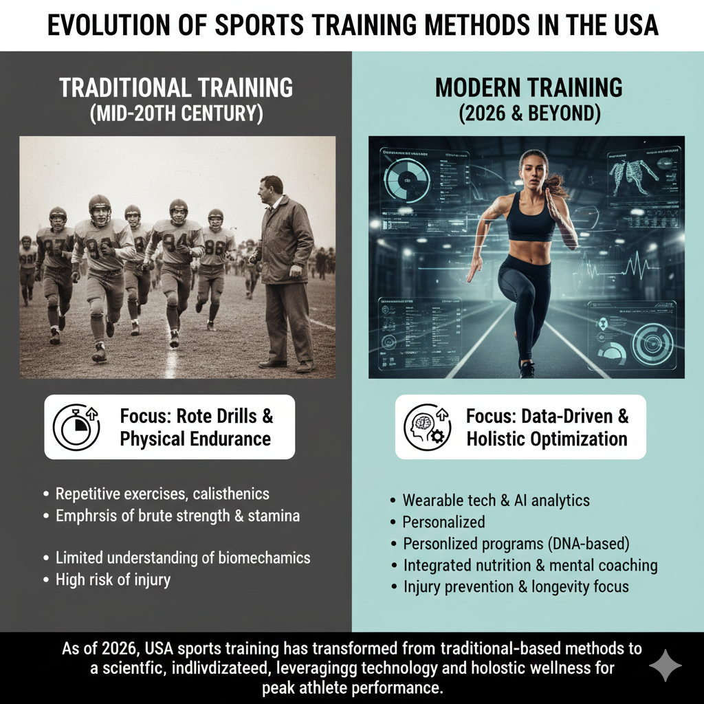 Evolution of Sports Training Methods in the USA