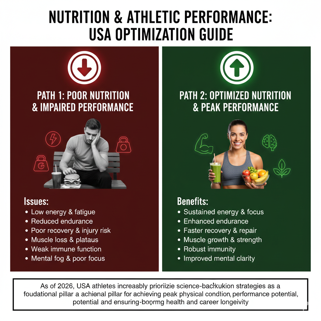 Role of Nutrition in Athletic Performance in the USA