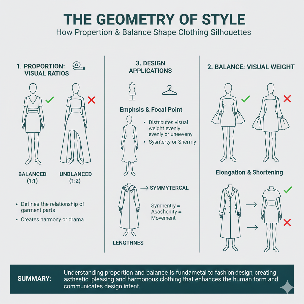 How Proportion and Balance Shape Clothing Silhouettes