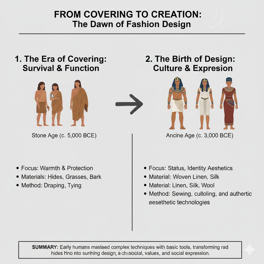 When Did Humans Start Designing Clothes Instead of Just Covering?